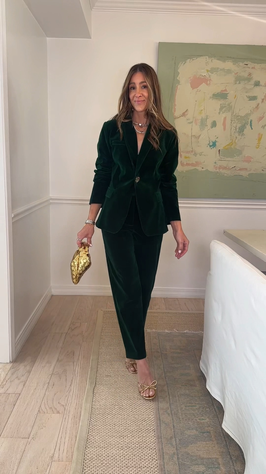 Can’t believe this @targetstyle find!! So good! Quality a 10/10. Looks like a suit you’d get from Jcrew! Jacket is $49 pants are $39. A full suit for under $100! Comes in 2 other colors. I love the emerald green. Runs tts. I’m wearing xs in jacket and size 0 in pants. Perfect holiday look for so many events and parties!  #targetstyle #holidayoutfit #outfitreel #holidaysuit #holidaypartyoutfit #momstyle 



#LTKootd #LTKHoliday #LTKFindsUnder100