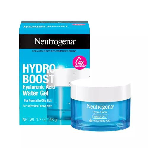 Neutrogena Hydro Boost Water Gel Face Moisturizer for Normal to Oily Skin – 1.7oz White | Amazon (US)