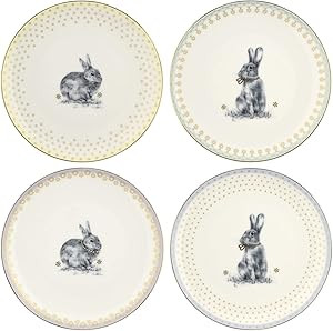Spode Meadow Lane Salad Plates | Set of 4 | 8-Inch Dessert, Appetizer, and Lunch Plate | Small Di... | Amazon (US)