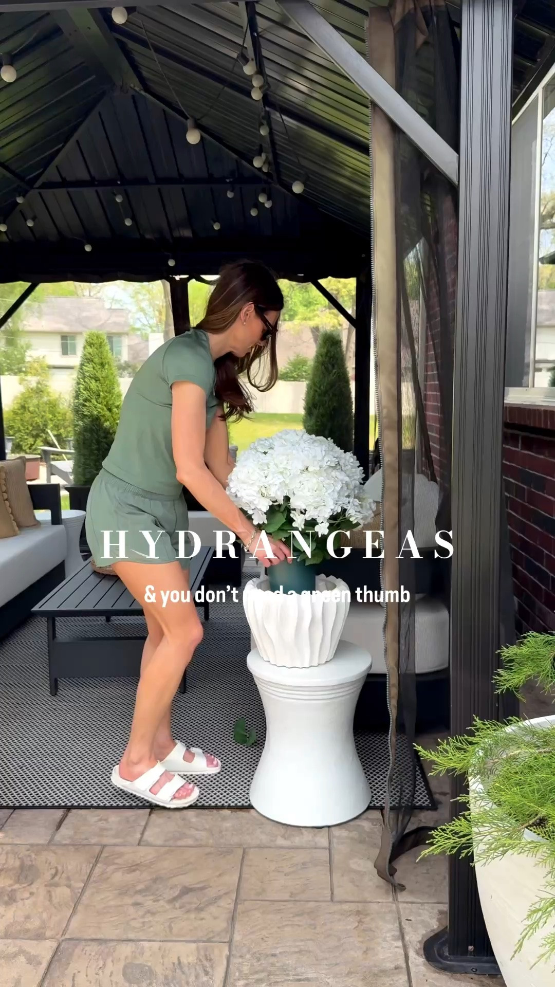 These hydrangeas are beautiful and perfect if you have trouble keeping plants alive or always want the look of fresh flowers on your patio.

#LTKstorytime #LTKSeasonal #LTKHome
