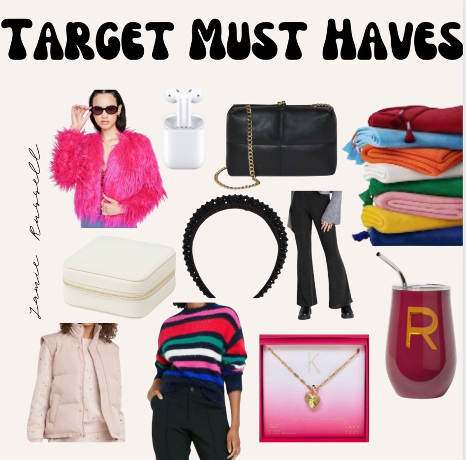 My Target must haves for the holiday season! They’re perfect for you or your bestie — and even your future mama in law. 😉

Size XL - 2X in vest, jacket and sweater. 

XL in flares. 

#LTKunder50 #LTKHoliday #LTKGiftGuide