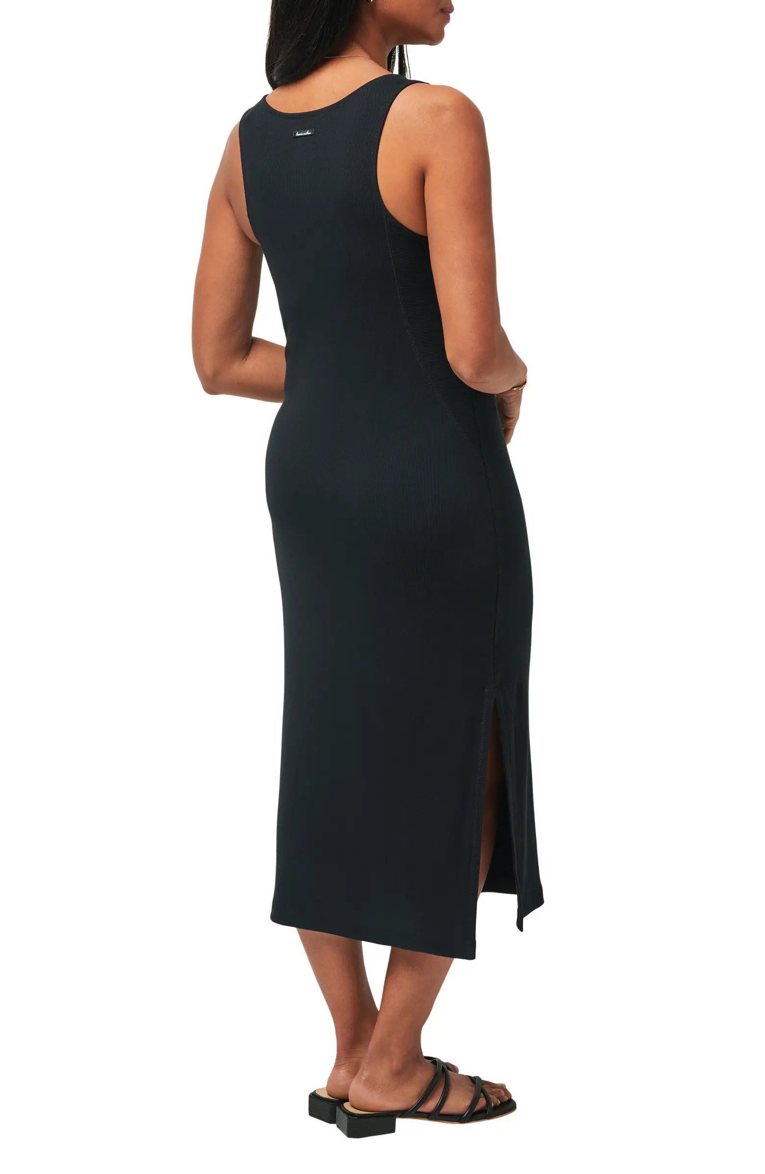 Hadley Wood Sleeveless Rib Midi Dress | Nordstrom