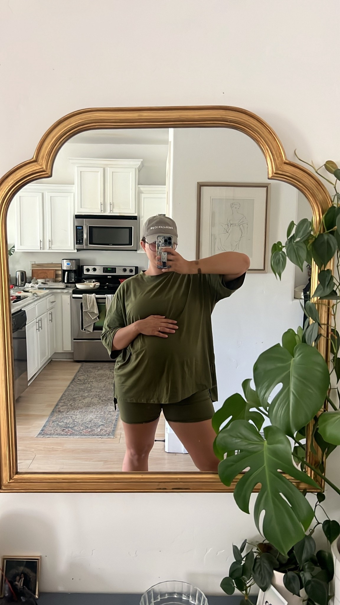 this is the best set for a summer pregnancy! i’ve been wearing it around the house and for runnning errands. not the exact one i’m wearing but found a dupe! i’m wearing and XL