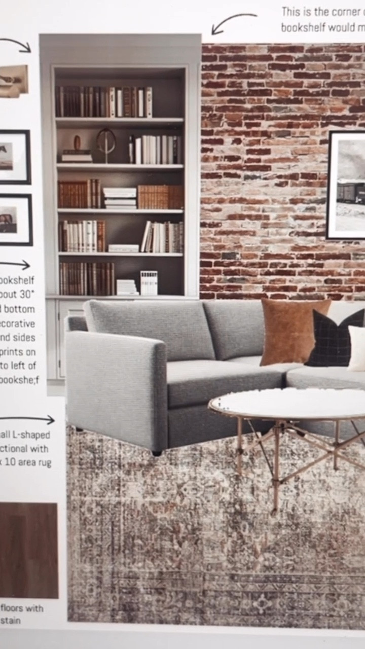 Working on this classic modern loft apartment living room. Exposed brick walls, built-in bookcase….small but beautiful! 

Stay tuned for progress! 😍

With my flat-rate virtual interior design services I am able to help my clients create a professional level of design within their home.

When you work with me you will go from being stuck in a Pinterest rabbit hole to having a clear vision, mapped out plan & expert guidance for creating a home you dream of!

Click the link in bio to book a FREE virtual design consult. 🤗



#LTKTravel #LTKHome #LTKSaleAlert