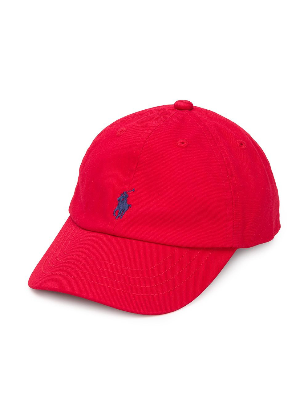 POLO RALPH LAUREN KIDS Chino Baseball logo cap - Red | Farfetch Global