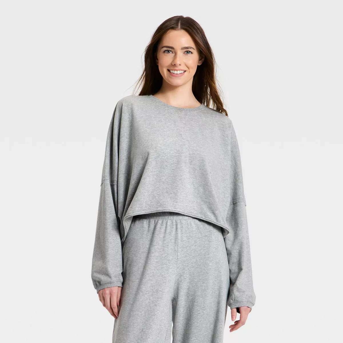Women's Washed Jersey Long Sleeve Top - JoyLab™ | Target