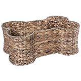 Amazon.com: Bone Dry Pet Storage Collection Bone Shape Hyacinth Toy Basket, Natural, Small : Ever... | Amazon (US)