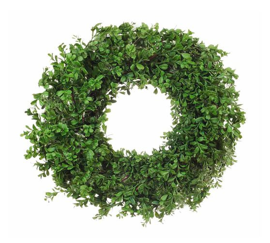 Faux Boxwood Wreaths | Pottery Barn (US)
