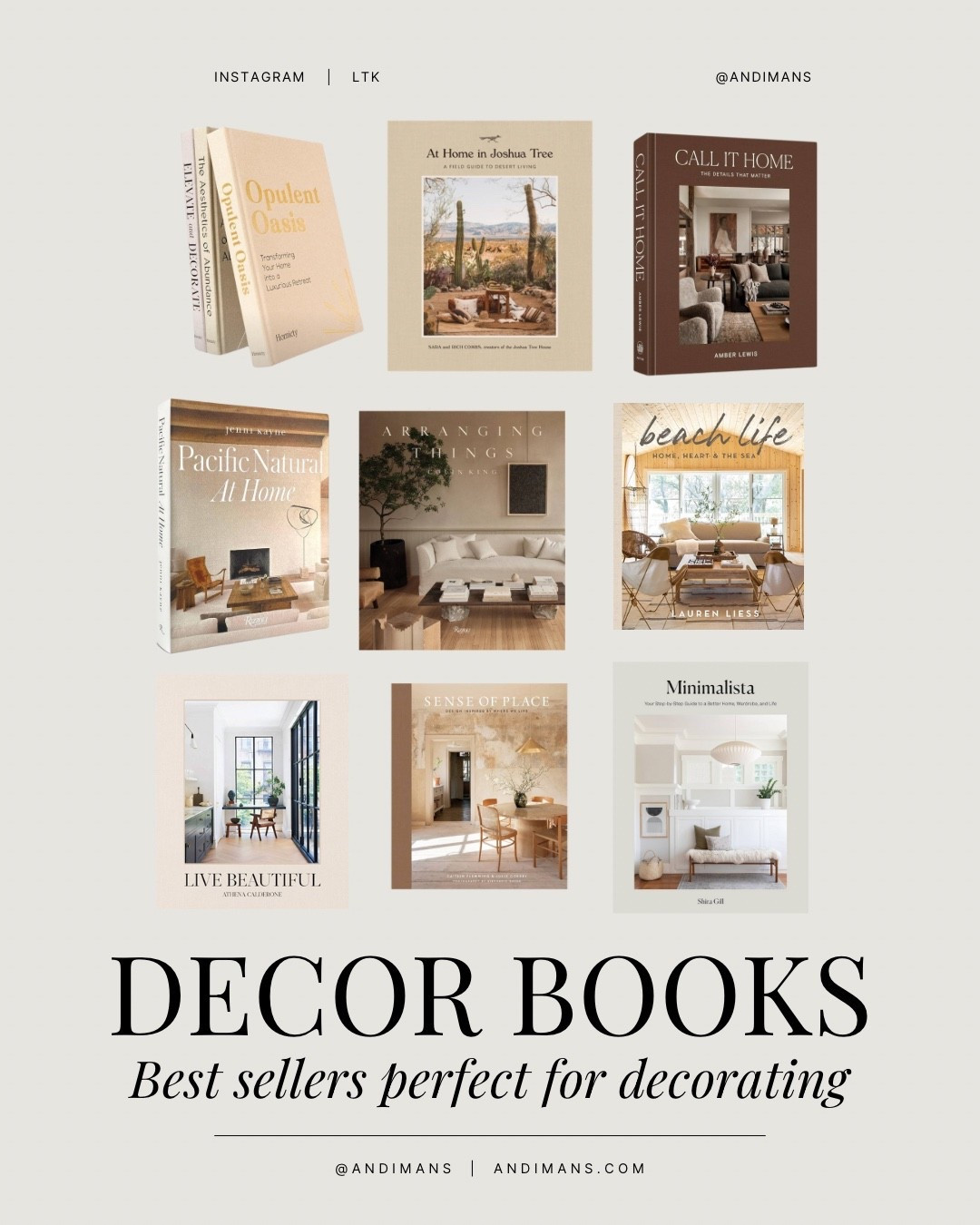 Coffee table decor books I love for styling in our home!

#LTKSaleAlert #LTKHome #LTKFindsUnder50