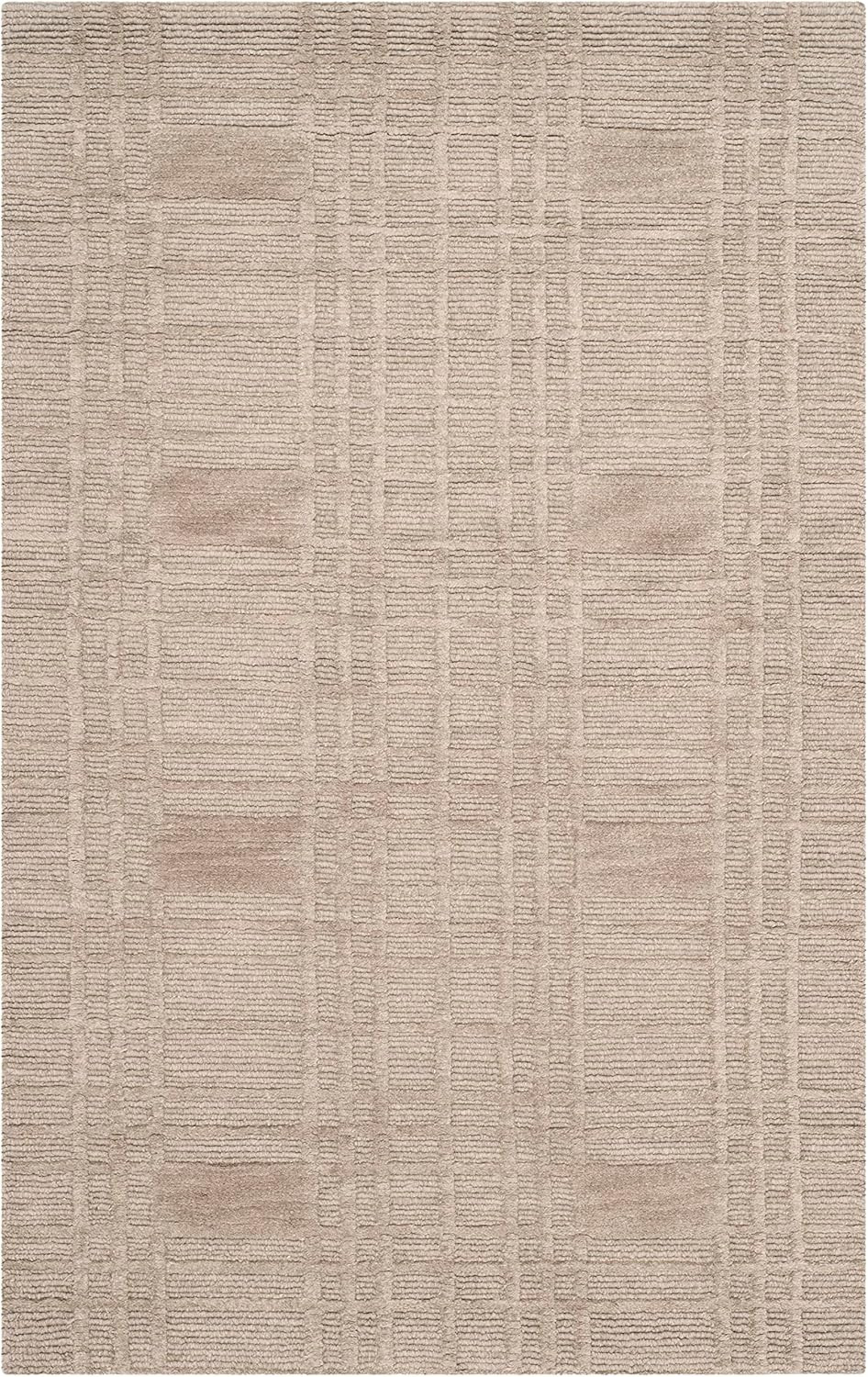 SAFAVIEH Tibetan Collection 3' x 5' Slate TB120D Hand-Knotted Modern Premium Wool Area Rug | Amazon (US)