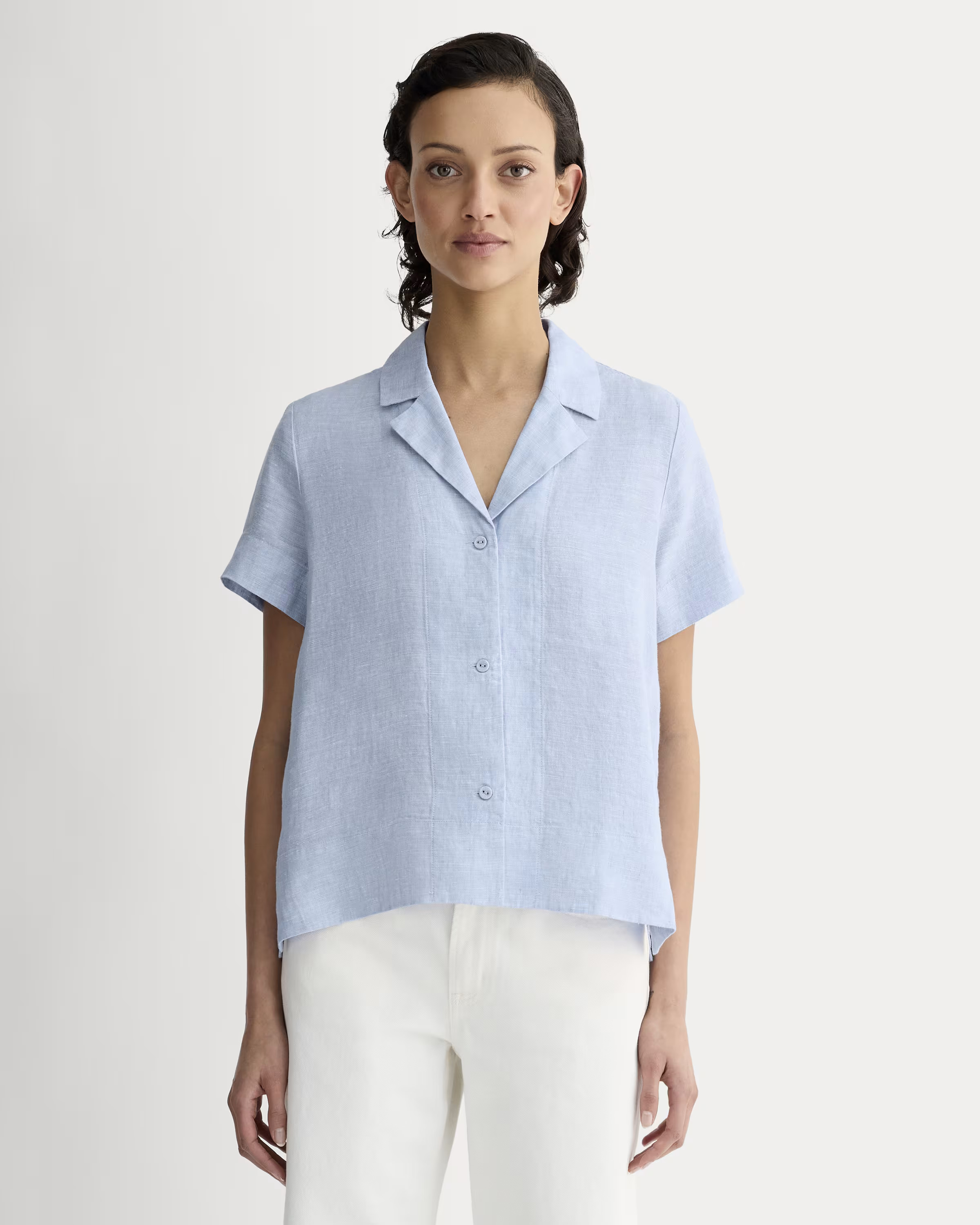 The Notch Shirt in Linen | Everlane