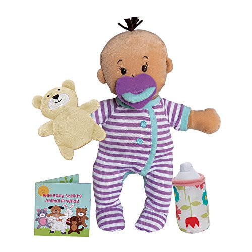Manhattan Toy Wee Baby Stella Beige Sleepy Times Scent 12" Soft Baby Doll Set | Amazon (US)