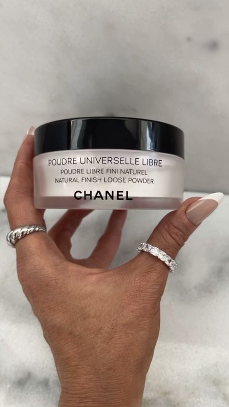 Chanel Poudre Universelle Libre natural finish loose powder 

Love this Chanel loose powder in shade number 10. Use as an all over loose powder or to “bake.” It takes away shine and has a silky smooth texture. There is also a really pretty light scent to it. This shade is usually sold out and harder to find so grab yours while you can.

Chanel
Chanel makeup 
Chanel skincare
Chanel loose powder
Chanel face powder
Face powder
Loose powder
Loose face powder
White powder
White loose powder
Skincare
Skincare favorites 
Skincare picks
Skincare finds
Summer skincare
Makeup
Summer makeup
Makeup favorites 
Makeup picks
Makeup finds
White face powder



#LTKover40 #LTKbeauty #LTKfindsunder100