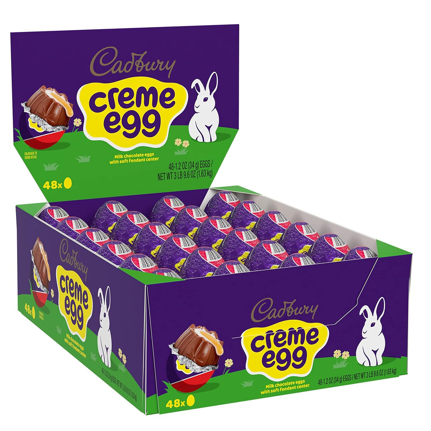CADBURY CREME EGG Milk Chocolate Candy, Easter, 1.2 oz Eggs (48 Count) | Amazon (US)