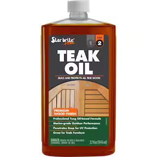 Star Brite 32 fl. oz. Premium Teak Oil 137032 | The Home Depot