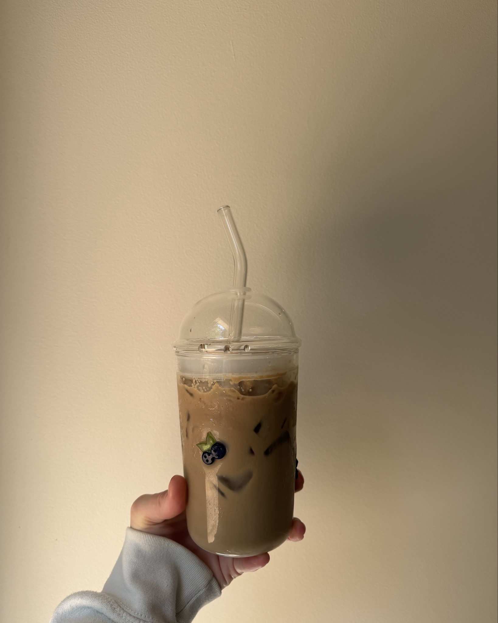 ARE WE JOKING😍🫐🧊☕️
Not Walmart with the cutest glass out right now and under $10 
They also have other fruits! 


#LTKSeasonal #LTKmorningroutine #LTKmomlife