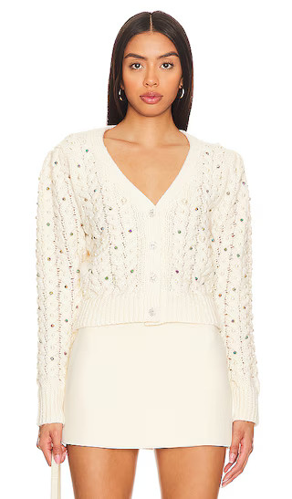 Mien Cardigan in Cream | Revolve Clothing (Global)