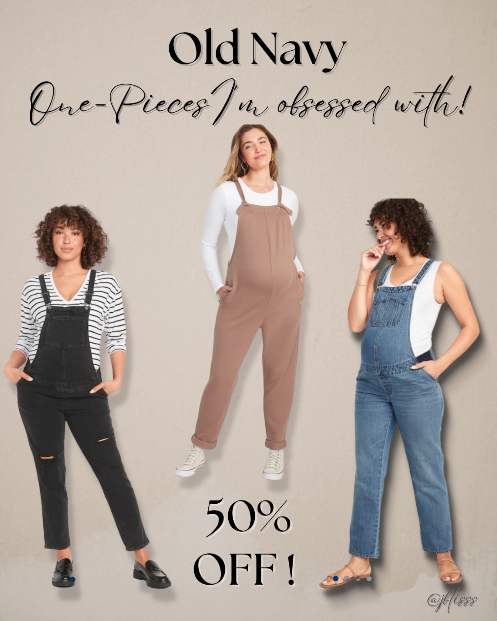 
50% OFF EVERYTHING SALE ends on 10/18!
#LTKGiftGuide #maternityoveralls #pregnancyromper#pregnancystyle 

#LTKbump #LTKunder50 #LTKGiftGuide