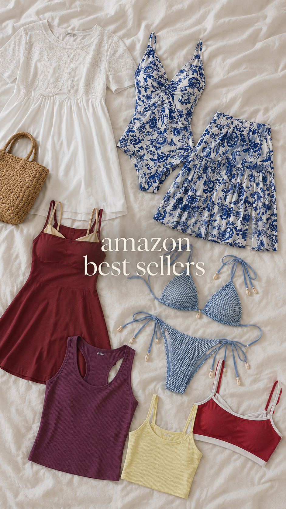 amazon best sellers i’m obsessed with 🤍✨ these finds are giving summer closet refresh — cute dresses, swim pieces, workout tops, vacation outfits, and everyday basics that are so easy to style. everything looks elevated, trendy, and way more expensive than it is. comment “best sellers” and i’ll send the links 🫶

#amazonfinds #amazonbestsellers #amazonfashion #amazonfavorites #viralamazonfinds #summerfashion #summeroutfits #vacationoutfits #amazonswim #amazonclothes #ltkfinds #collegegirlstyle #affordablefashion #amazonmusthaves #cleangirlaesthetic
 

 #LTKgrwm #LTKootd #LTKSaleAlert