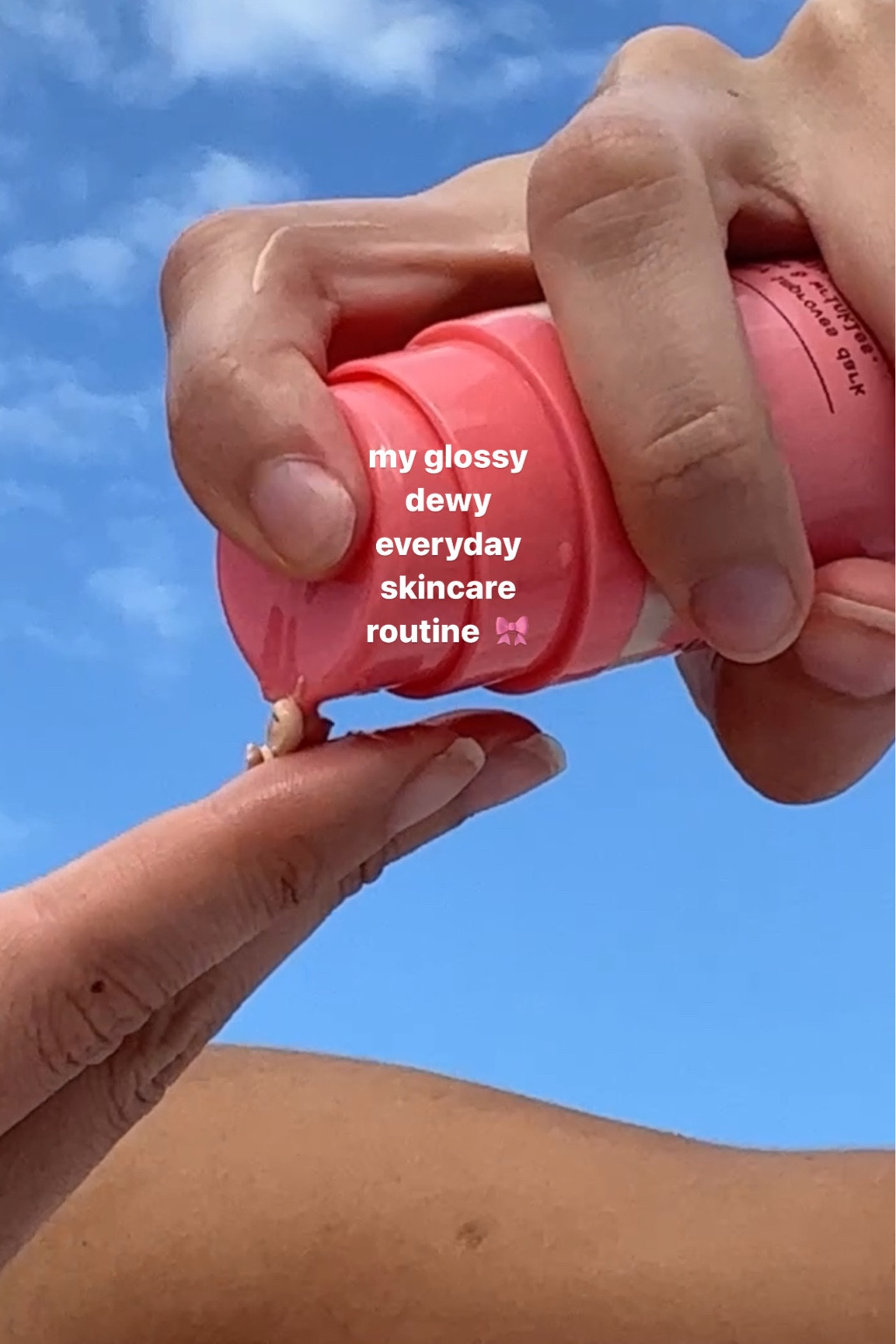 My everyday skincare routine for NO makeup days, or for under makeup days 🌸 we love this brand bc they’re so clean and affordable! Xo 