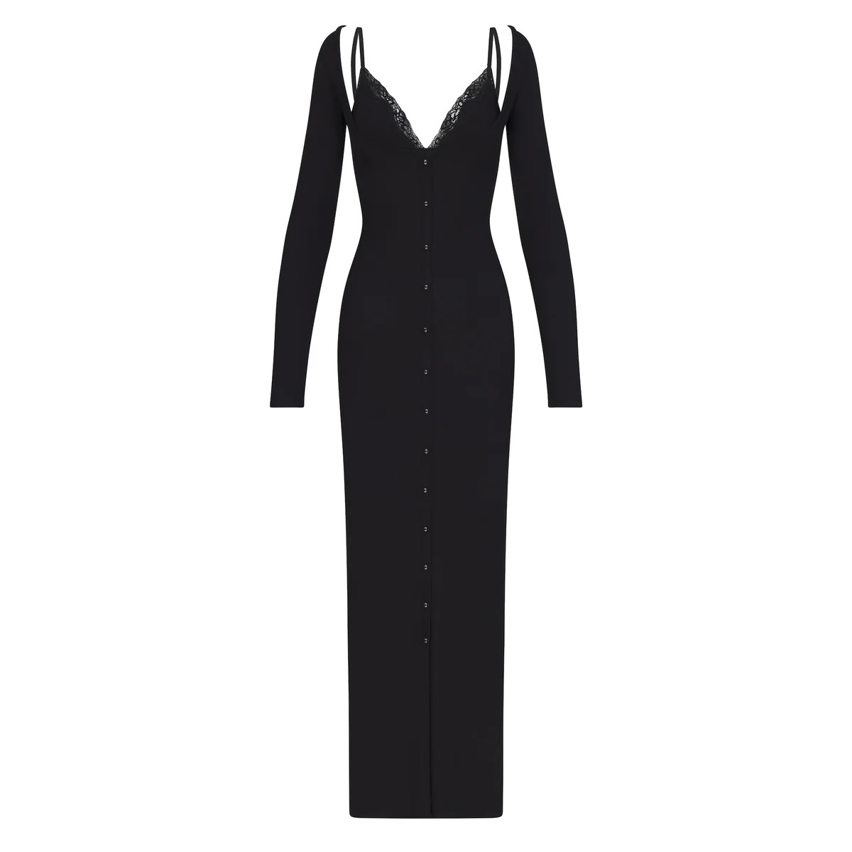 LONG SLEEVE DRESS WITH BRALETTE | SKIMS (US)