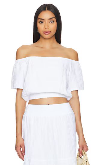 Off The Shoulder Top in White | Revolve Clothing (Global)