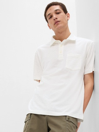 Slub Pocket Polo Shirt | Gap (US)