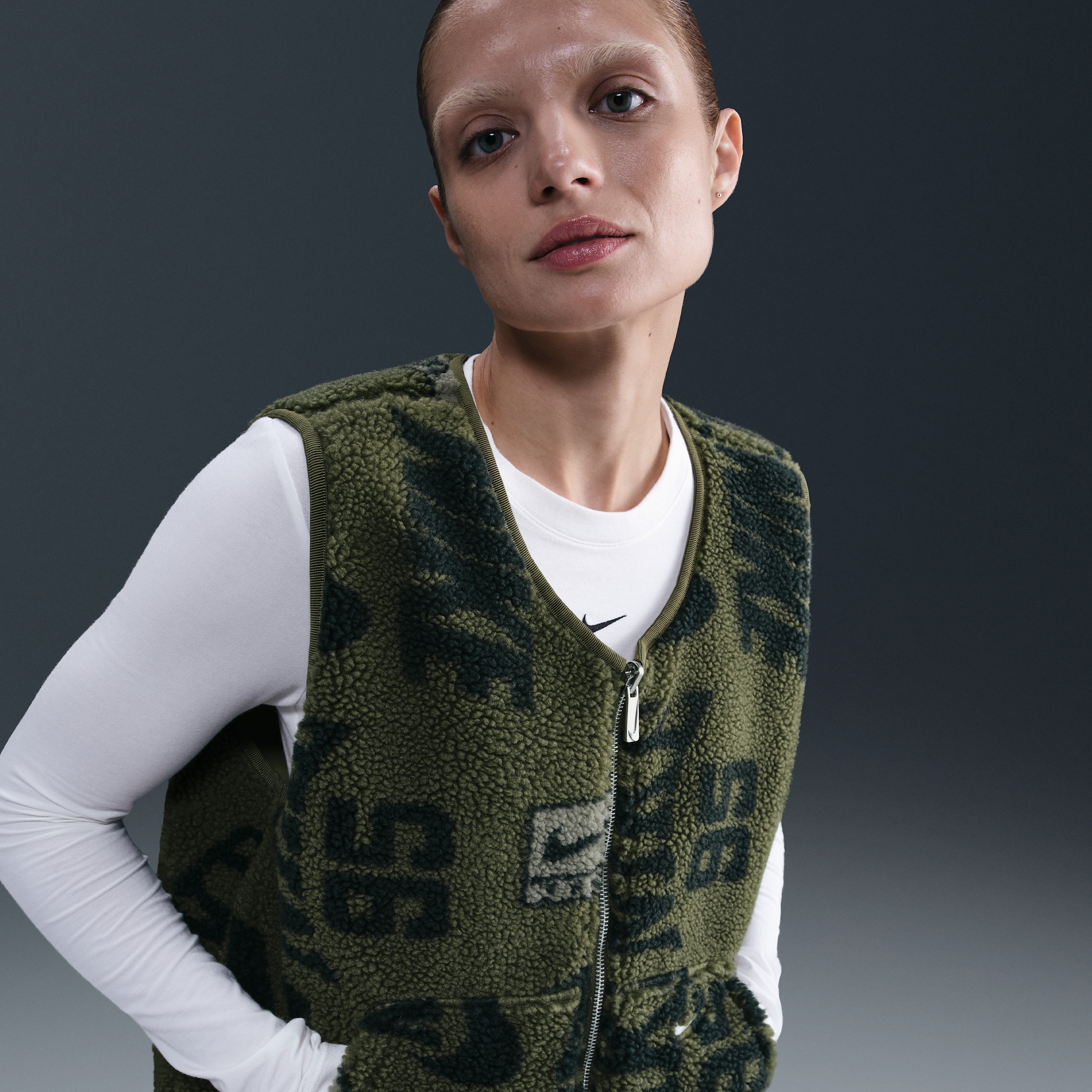 Women's Nike Sportswear High-Pile Fleece Vest in Green | HV2073-222 | Nike (US)