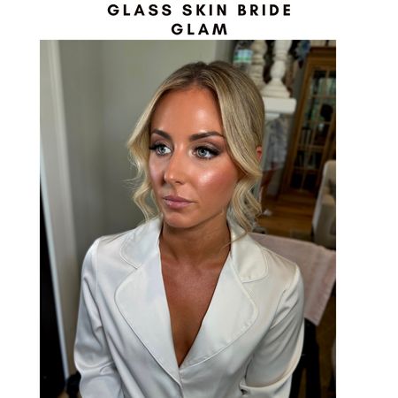 Glass skin bridal glam 💍 hair/ makeup by me! Watch the look come to life on my
Instagram! 

#LTKwedding #LTKbeauty #LTKxSephora