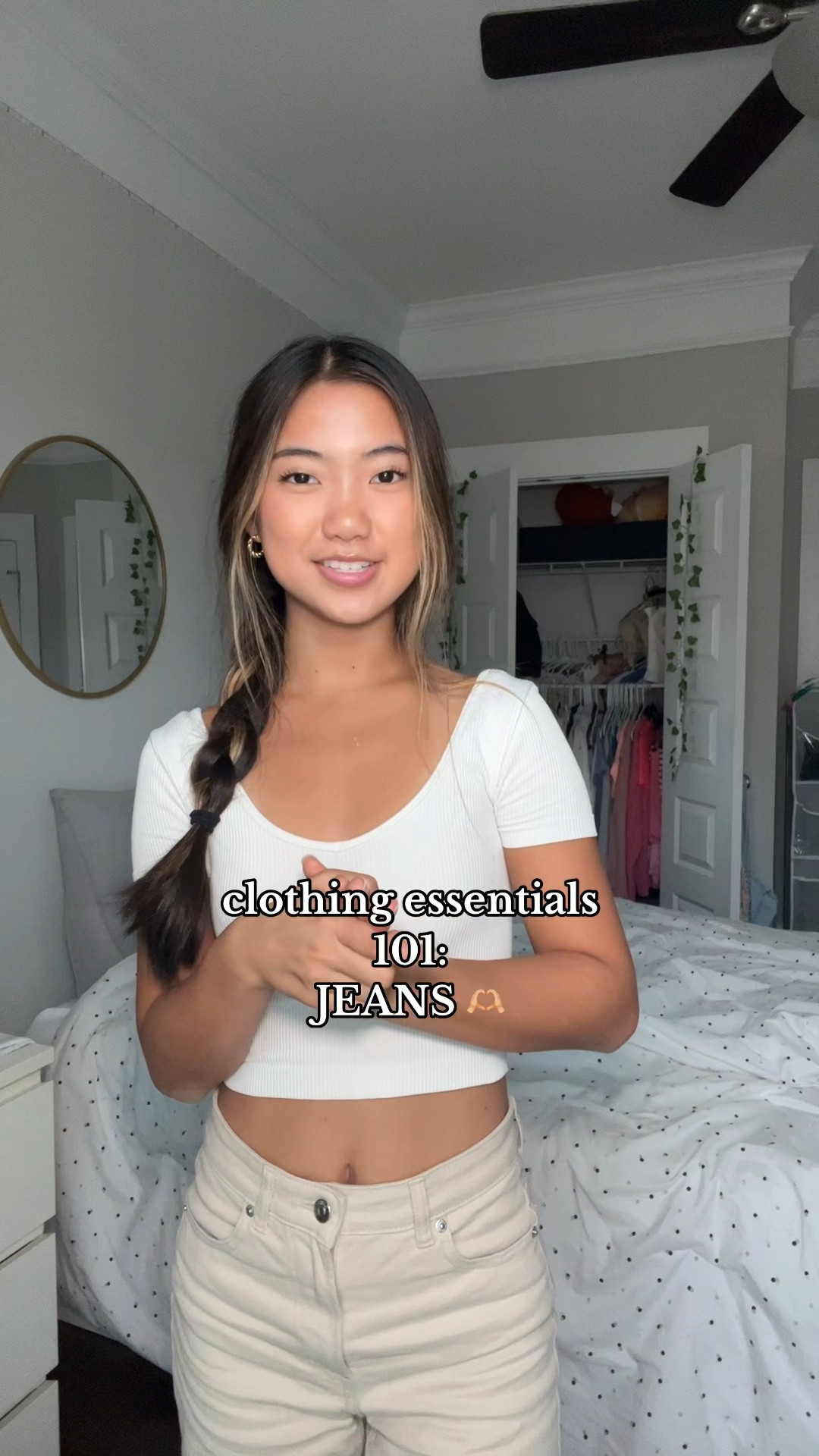 clothing essentials jeans! 
I listed ones I recommend + what I heard are amazing 🫶🏼 

lengths of jeans are all different so check measurements! I am 5’3 and either cut or fold long jeans on me. 

i have codes for some too!
grey bandit- lauren15 
princess polly- kim20 