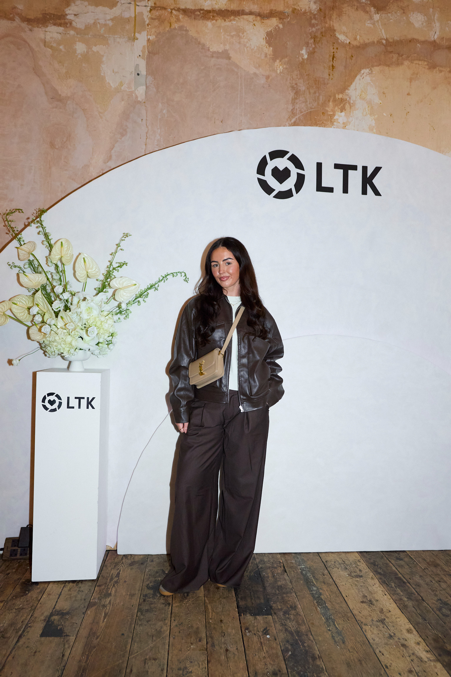 LTK Studio Look, H&M Jumper, PrettyLittleThing Dark Chocolate Faux Leather Jacket, PrettyLittleThing Chocolate Faux Leather Bomber, PrettyLittleThing Chocolate Woven Double Scarf 

 #LTKuk #LTKautumn #LTKstyletip