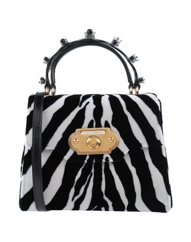 Dolce & gabbana Woman Handbag Black Size - Viscose, Calfskin, Cotton | YOOX (US)