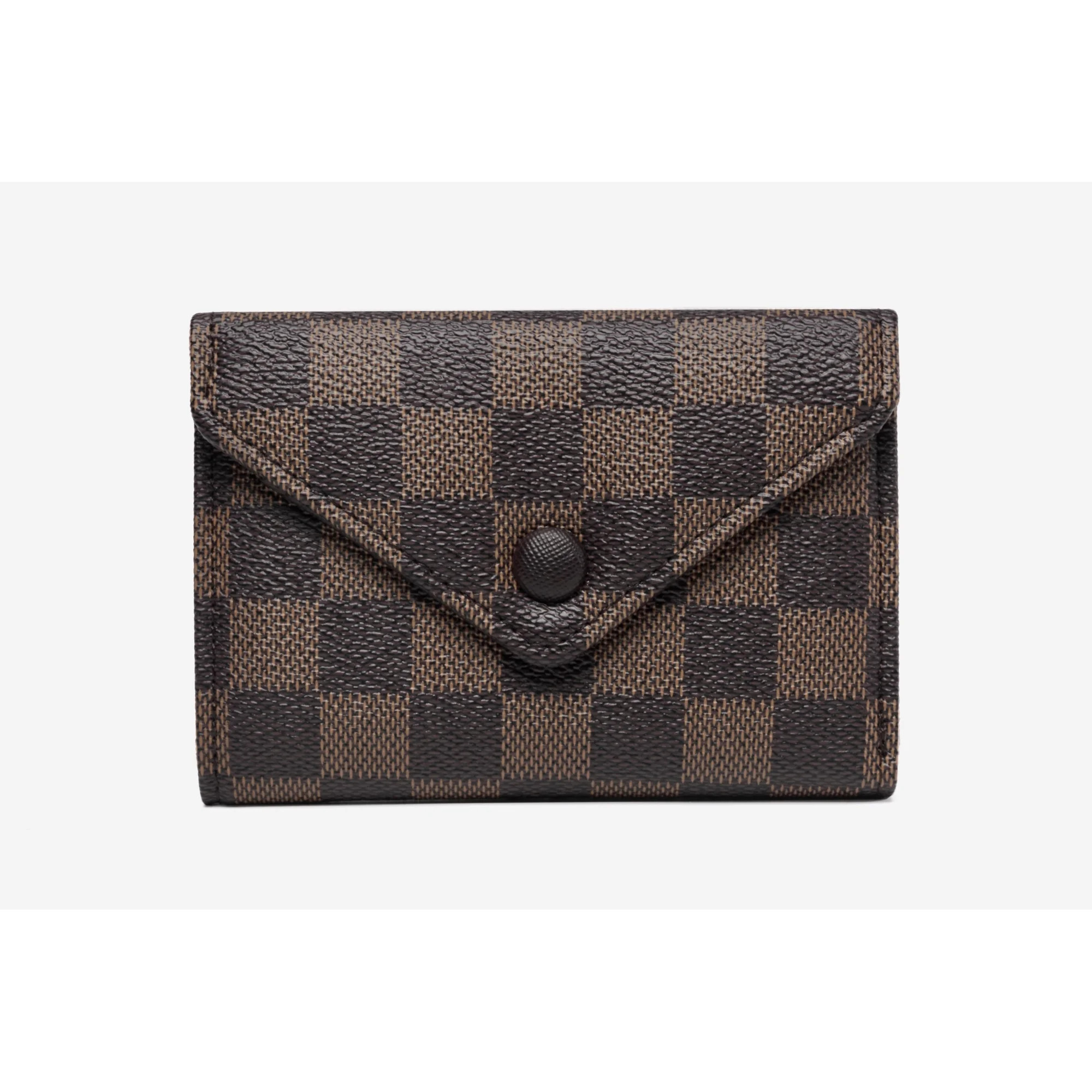 Daisy Rose Tri-fold Checkered Wallet - RFID Blocking with Card Holder Organizer -PU Vegan Leather... | Walmart (US)