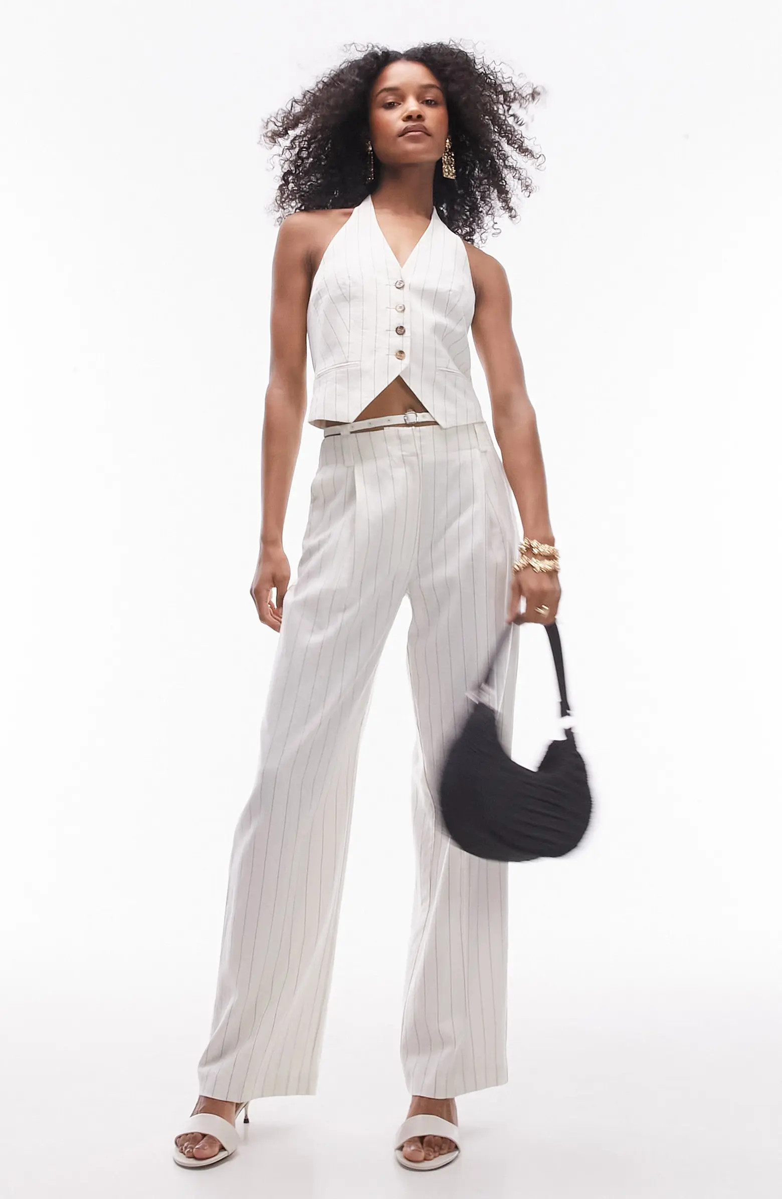 Pin Stripe Pleated Trousers | Nordstrom Rack