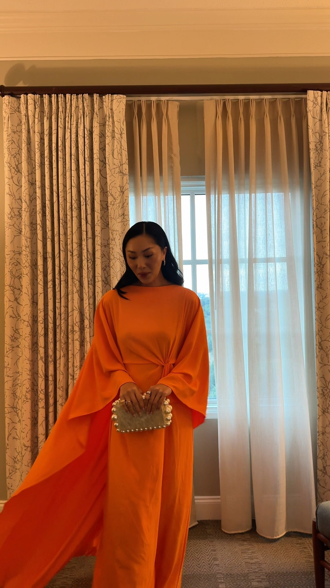 Wedding guest dress look. The orange dress was so fitting for this weekend. This dress is so old from HM and I found on the sale rack for less than $40! Such a great find. Linking similar ones for you guys! #LTKStyleTip

#LTKSeasonal #LTKWedding