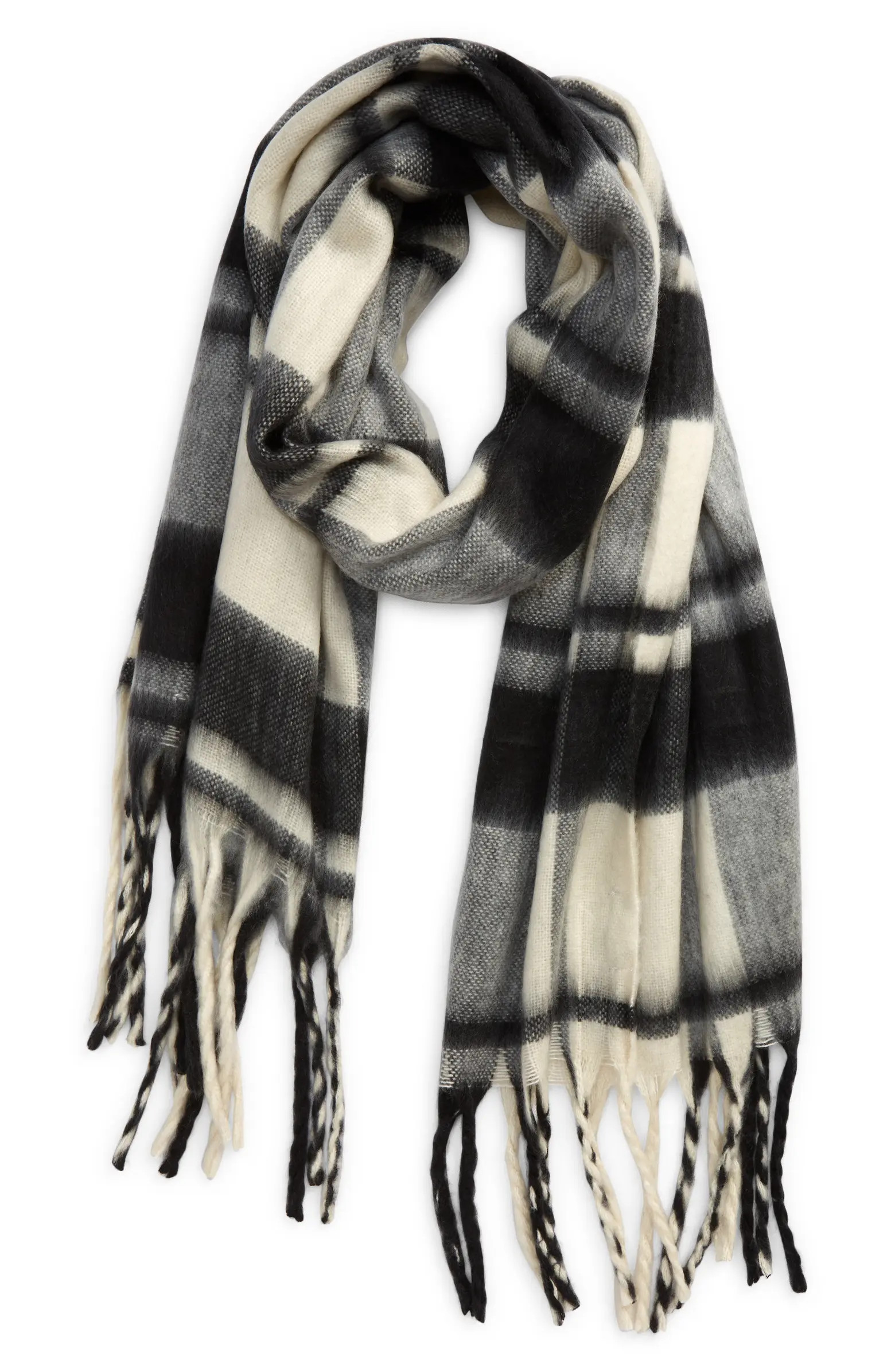Nordstrom Brushed Plaid Scarf | Nordstrom | Nordstrom