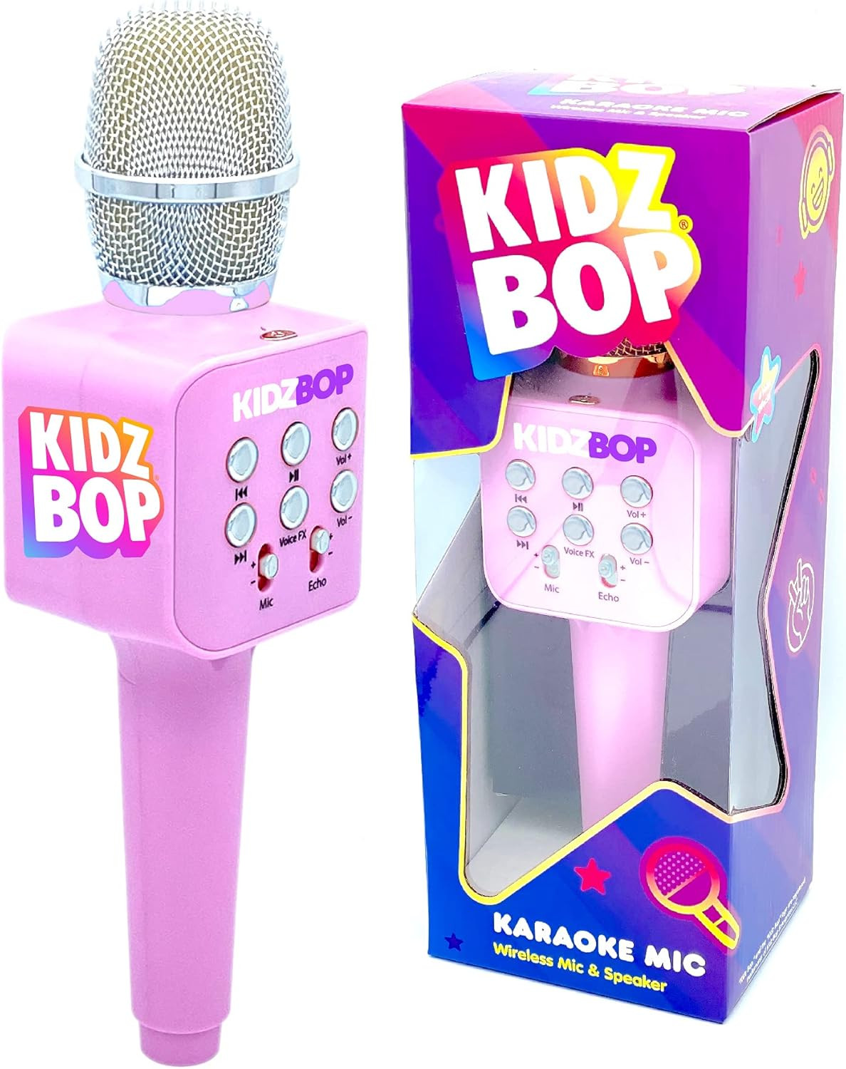 Move2Play Kidz Bop Karaoke Microphone Gift, The Hit Music Brand for Kids, Toy for 4, 5, 6, 7, 8, ... | Amazon (US)