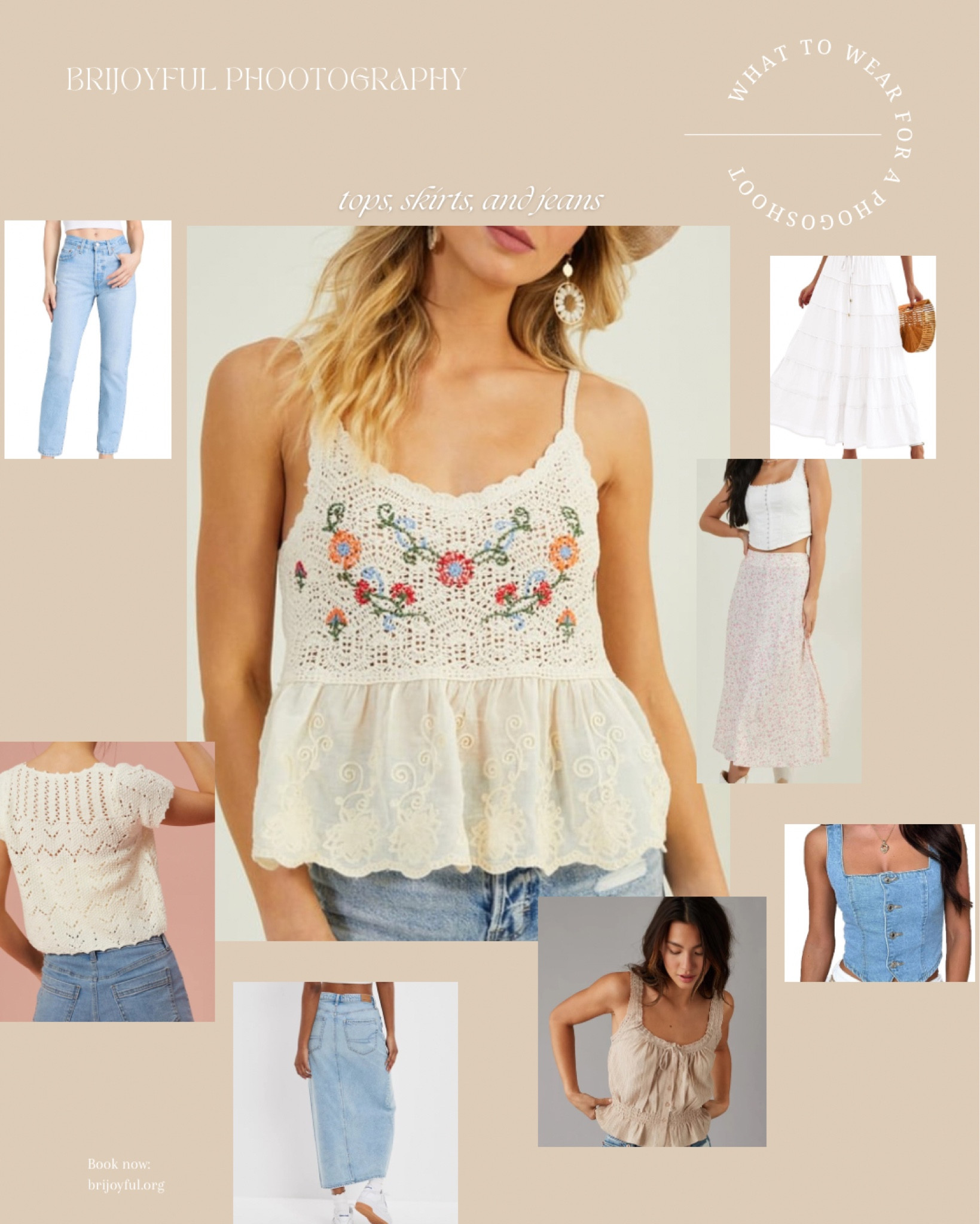 What to wear for a laid back outfit for your photoshoot 