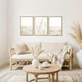 Modern Beach Artwork Seascape Wall Art, Seaside Framed Painting Reed Pathway Picture, Minimalist ... | Walmart (US)
