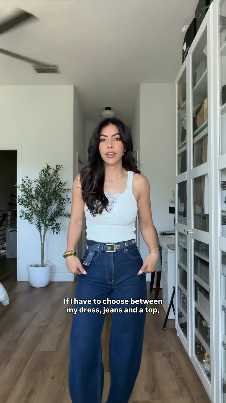 My go to outfit combination! 

Jeans and a top! I love this lace trim white tank top from H&M! It’s under $20! I’m wearing it with a pair of high rise barrel jeans from Everlane! Linking all my accessories below too!

Jeans outfit, simple outfit, casual fashion, casual outfit idea, outfit of the day

#LTKSeasonal #LTKgrwm #LTKootd