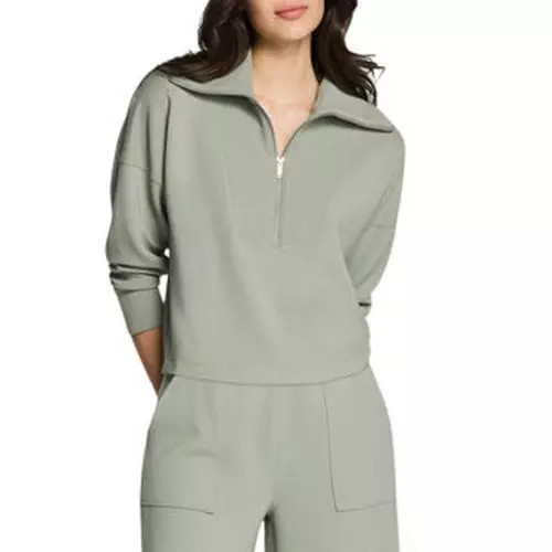 Women's Spanx AirEssentials French Rib 1/2 Zip Pullover | Scheels Sports