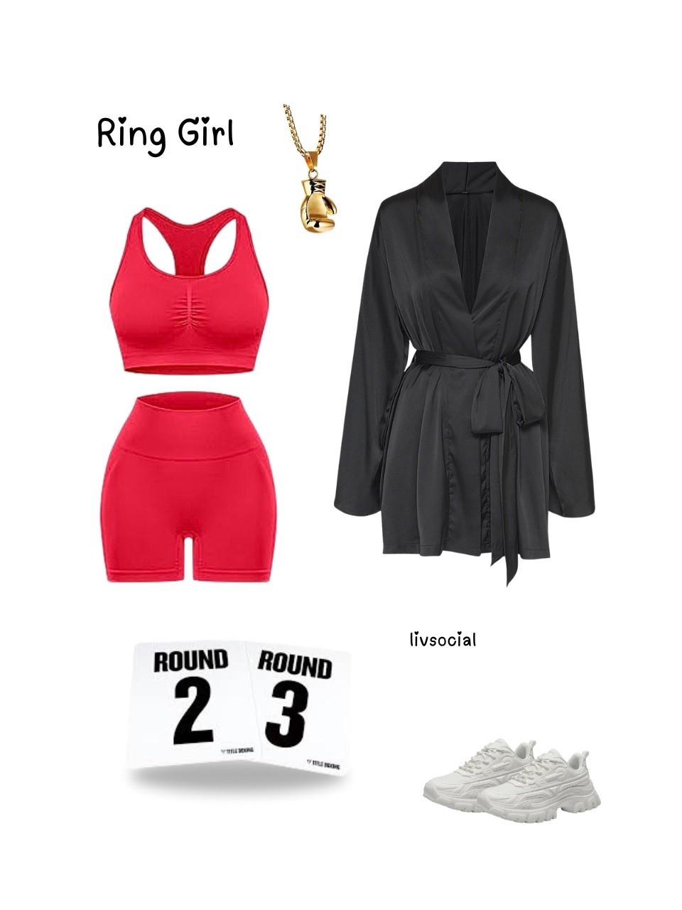 Boxing Ring Girl Halloween Costume 

#halloweencostumes 

#LTKStyleTip #LTKHalloween