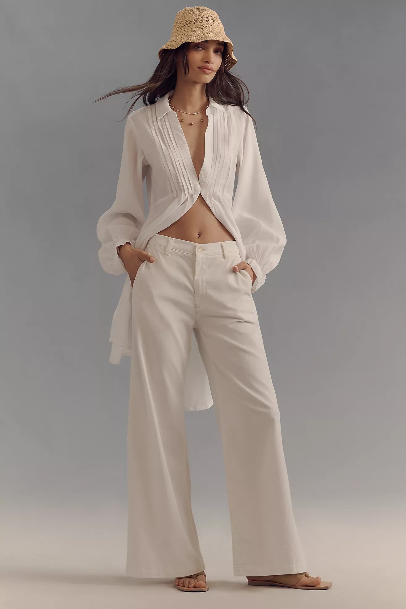 AG Caden Wide-Leg Pants | Anthropologie (US)