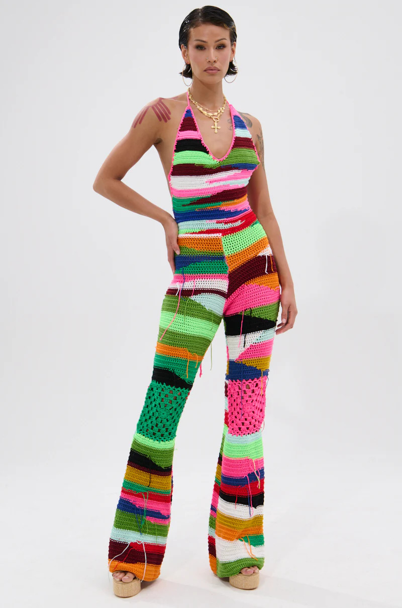 FUNKY TOWN CROCHET JUMPSUIT | AKIRA
