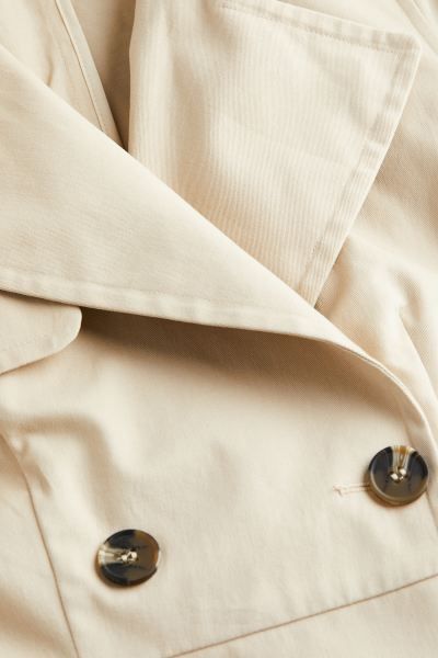 Cotton trenchcoat | H&M (UK, MY, IN, SG, PH, TW, HK)
