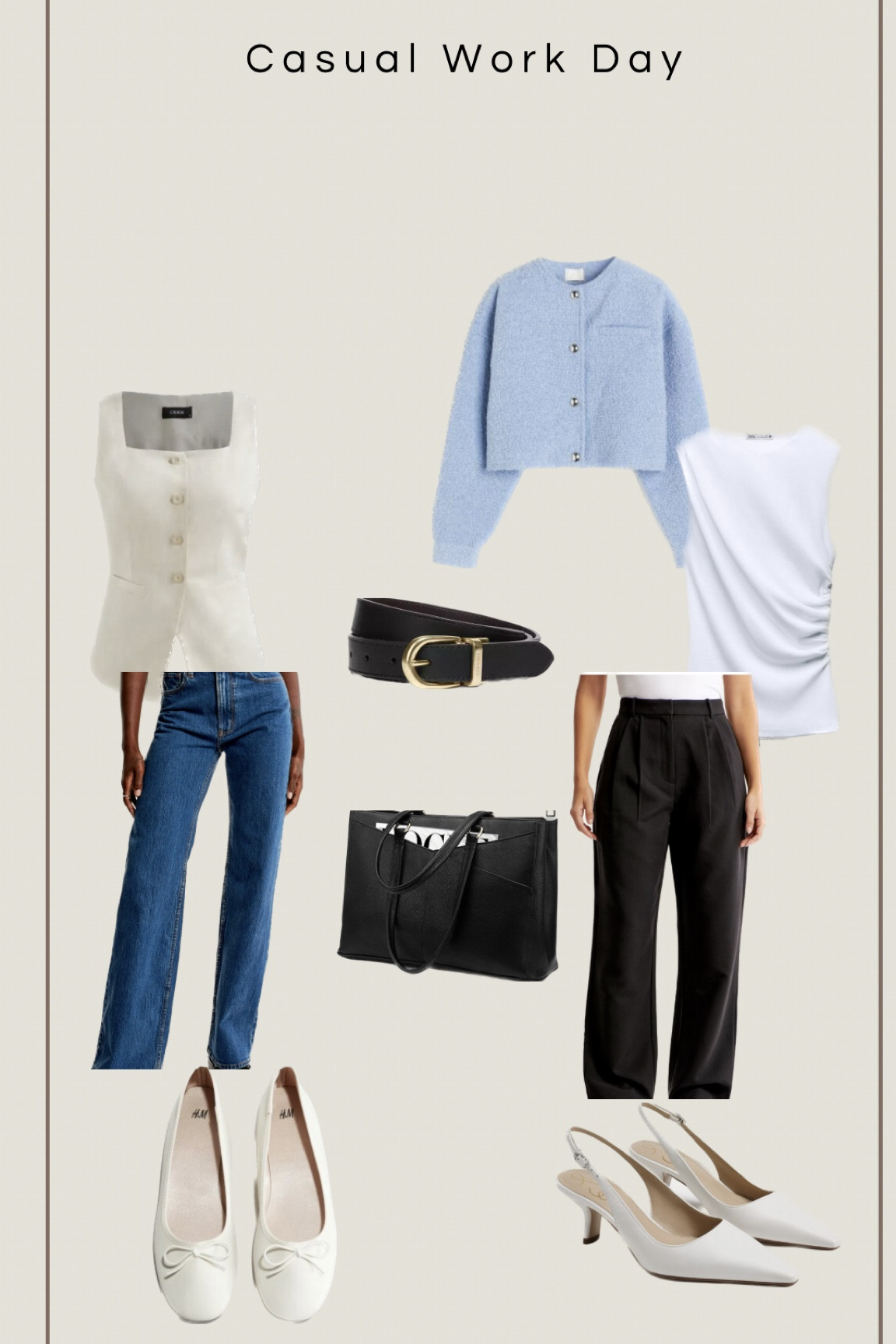 Casual summer work day 