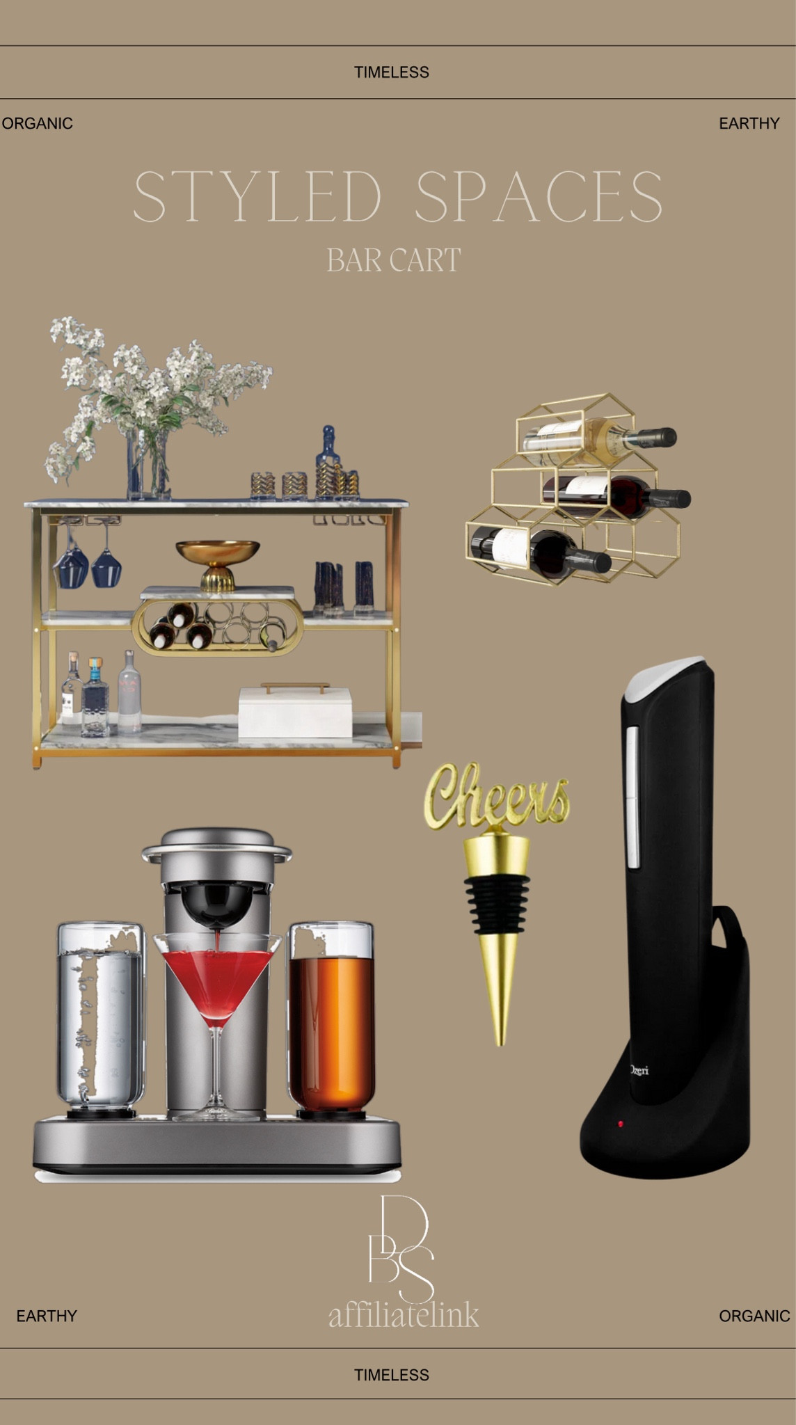 Bar cart decor 🍷🍹

Bar, cart, home decor, wine bar, cocktails, kitchen, wine opener 

#ltkfinds #wayfair #memorialdaysale  

#LTKStyleTip #LTKSaleAlert #LTKHome