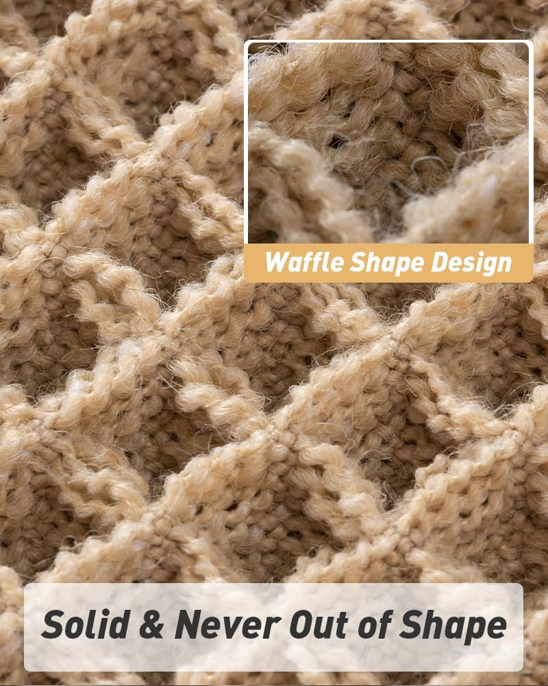 Upgraded Waffle Runner Rug, Super Absorbent Non Slip Bath Mats for Bathroom Floor, Machine Washab... | Amazon (US)