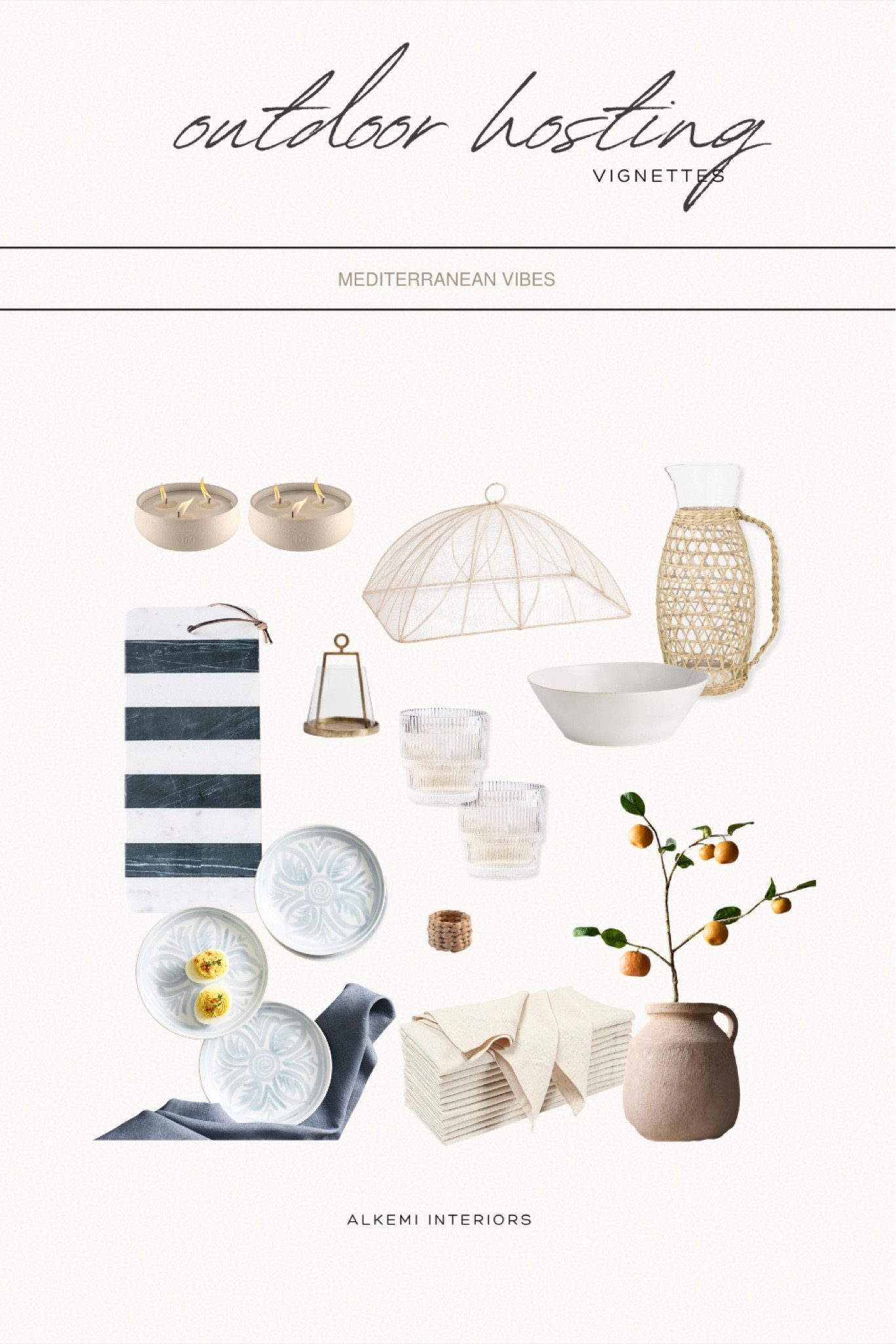 Mediterranean outdoor inspiration to host an amazing summer dinner.
Fresh, relaxed and essentials to host the perfect outdoor party .

#LTKSeasonal #LTKHome #LTKFindsUnder100