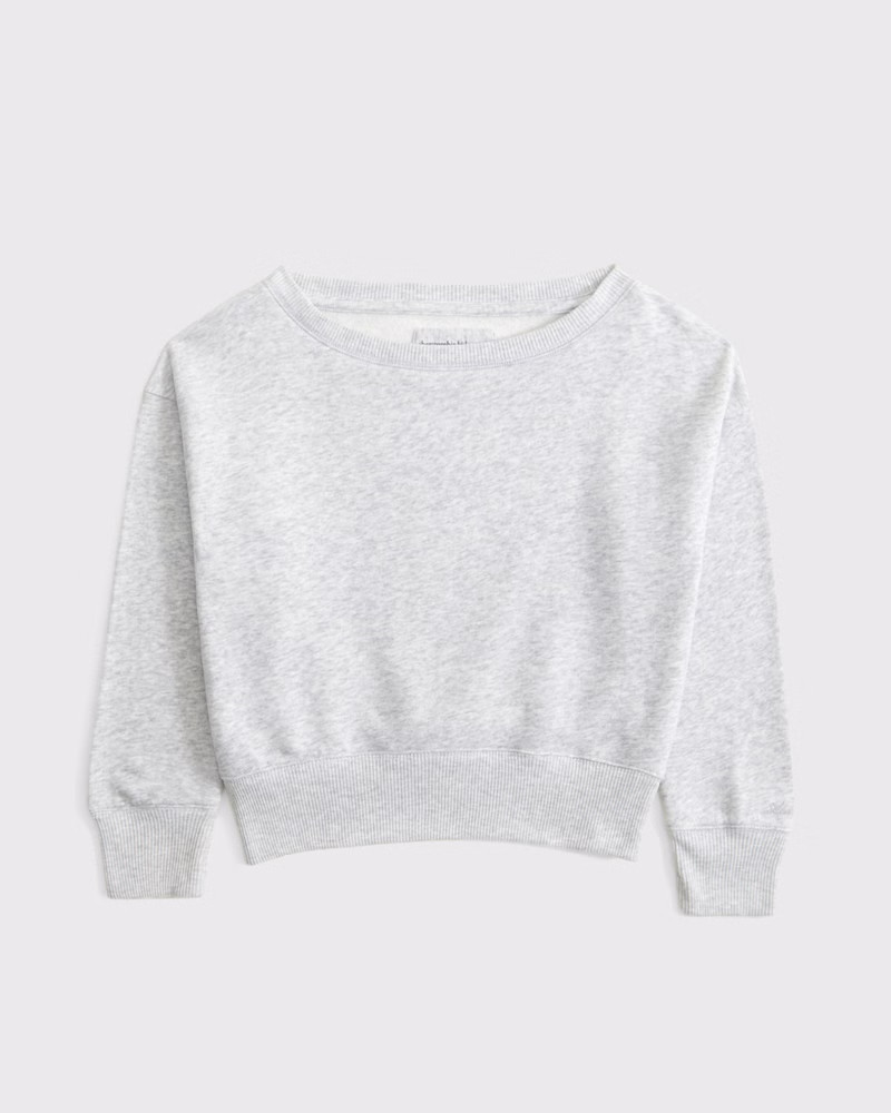 essential off-the-shoulder sweatshirt | Abercrombie & Fitch (US)